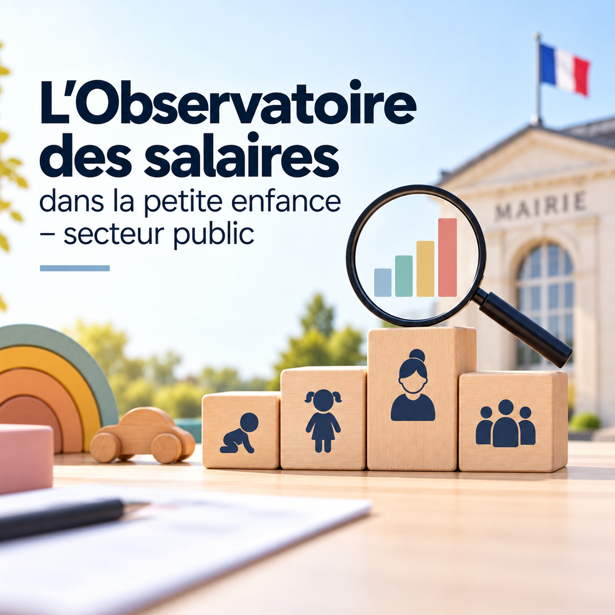Les salaires en crèches dans le secteur public en 2026